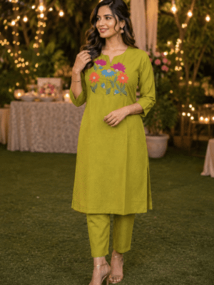 Garden Charm Kurti Set