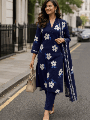 Royal Bloom Suit Set
