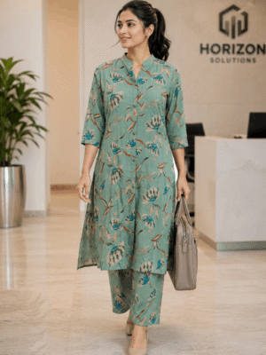 Sage Bloom Kurti Set